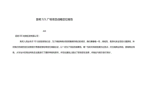 昆明XX广场项目战略定位报告(DOC14).docx