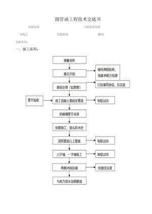 圆管涵技术交底.docx
