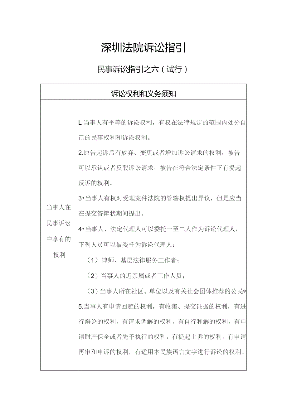 深圳法院诉讼指引.docx_第1页