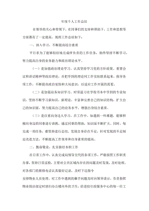 年度个人工作总结.docx
