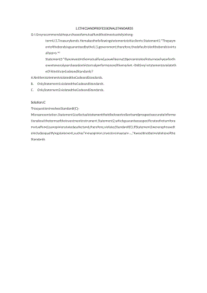 CFA一级百题进阶：职业伦理.docx