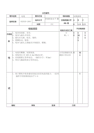 电线检验作业指导书.docx