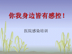 你我身边皆有感控医院感染培训.ppt