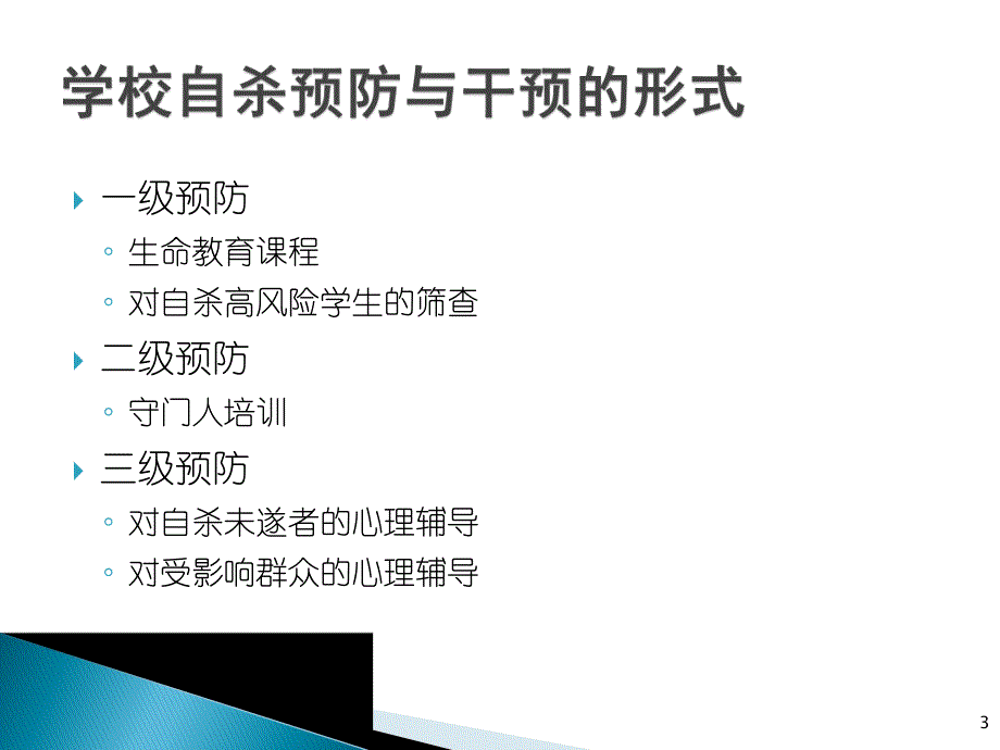 [预防医学]青少自杀预防攸佳宁.ppt_第3页