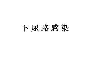 下尿路感染.ppt