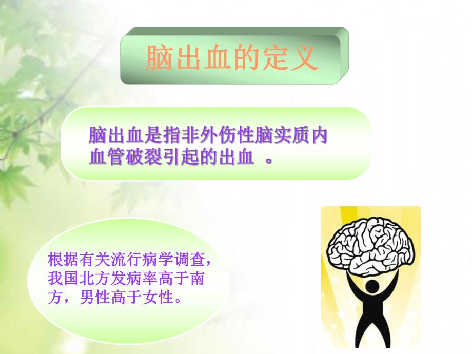 脑出血的预防与处理（精品ＰＰＴ） .ppt_第2页