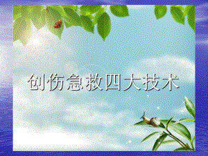 创伤急救四项技术.ppt