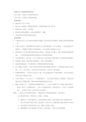 装饰公司工程质检岗位职责.docx