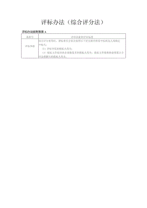 评标办法综合评分法.docx