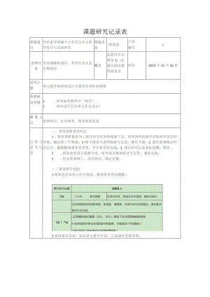 课题研究记录表.docx