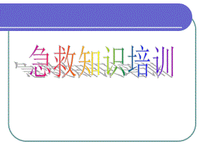 急救知识培训.ppt