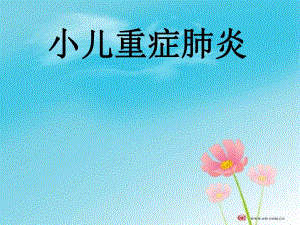 小儿重症肺炎.ppt