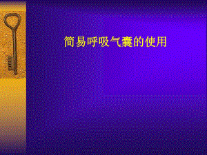 简易呼吸气囊使用.ppt