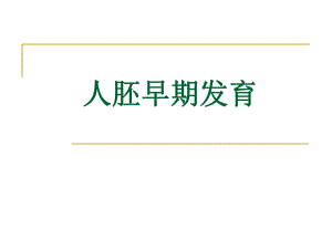 人体胚胎发育总论.ppt