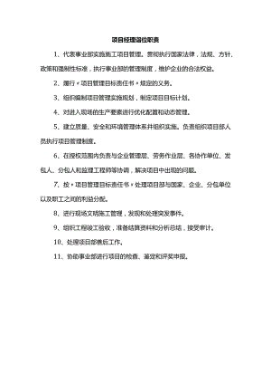 项目经理岗位职责.docx