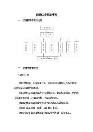 项目施工管理组织机构.docx