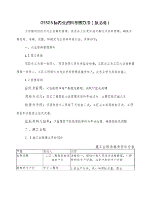 GSSG6标内业资料考核办法（意见稿）.docx