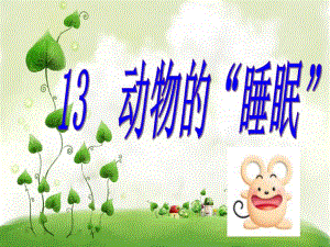 《动物的睡眠》教学课件PPT.ppt
