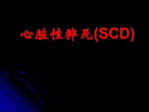 心脏性猝死.ppt
