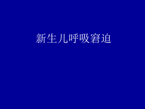 新生儿肺部疾病.ppt