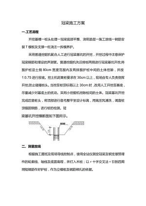 冠梁施工方案.docx