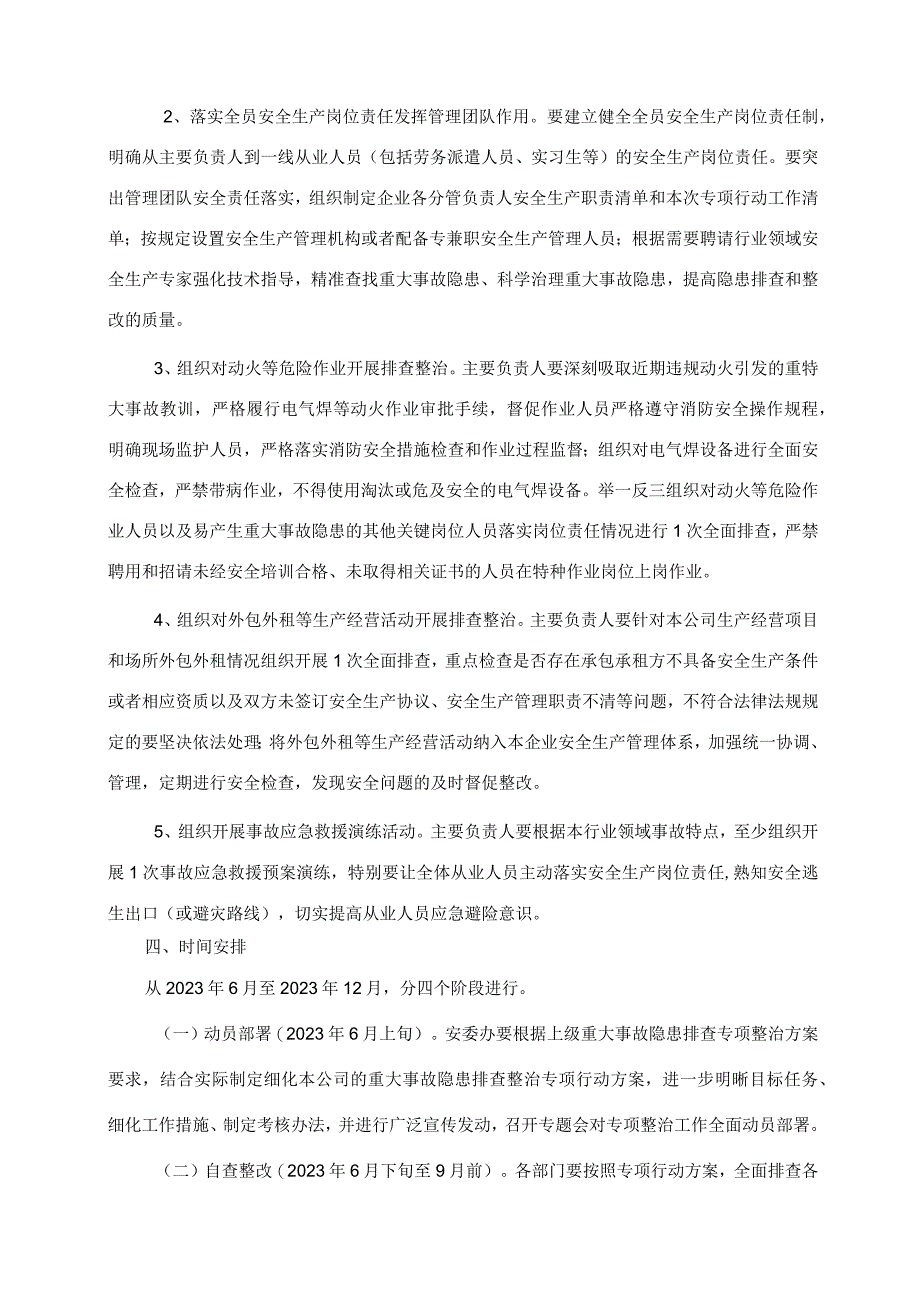 重大事故隐患专项行动实施方案.docx_第2页