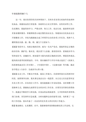 德能勤绩廉个人工作总结.docx