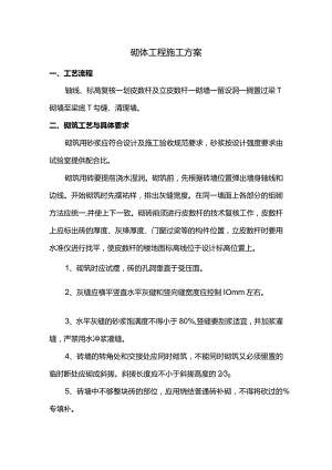 砌体工程施工方案.docx