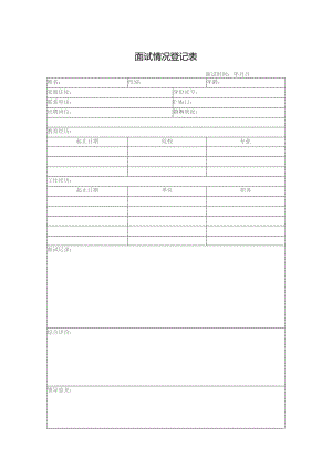 面试情况登记表.docx