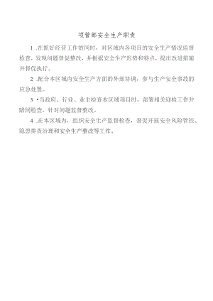 项管部安全生产职责.docx