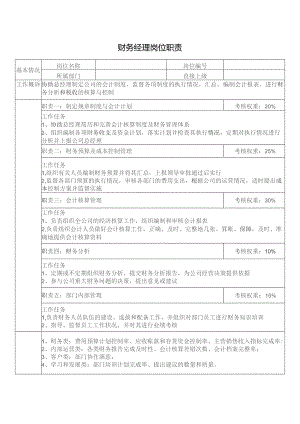 财务经理岗位职责.docx