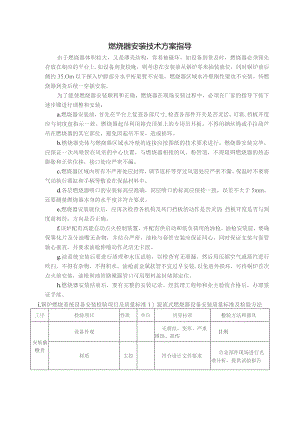 燃烧器安装技术方案指导.docx