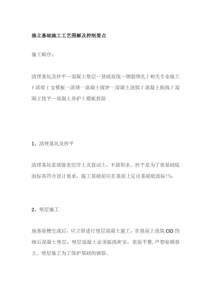 独立基础施工工艺图解及控制要点.docx