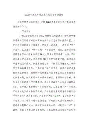 2023年度市局主要负责同志述职报告.docx