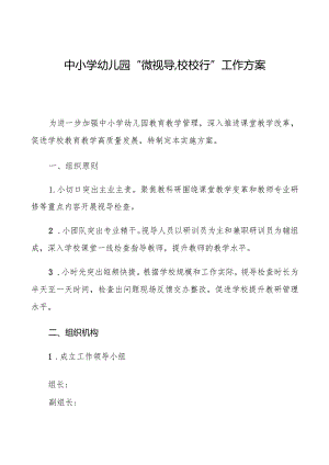 中小学幼儿园“微视导·校校行”工作方案.docx