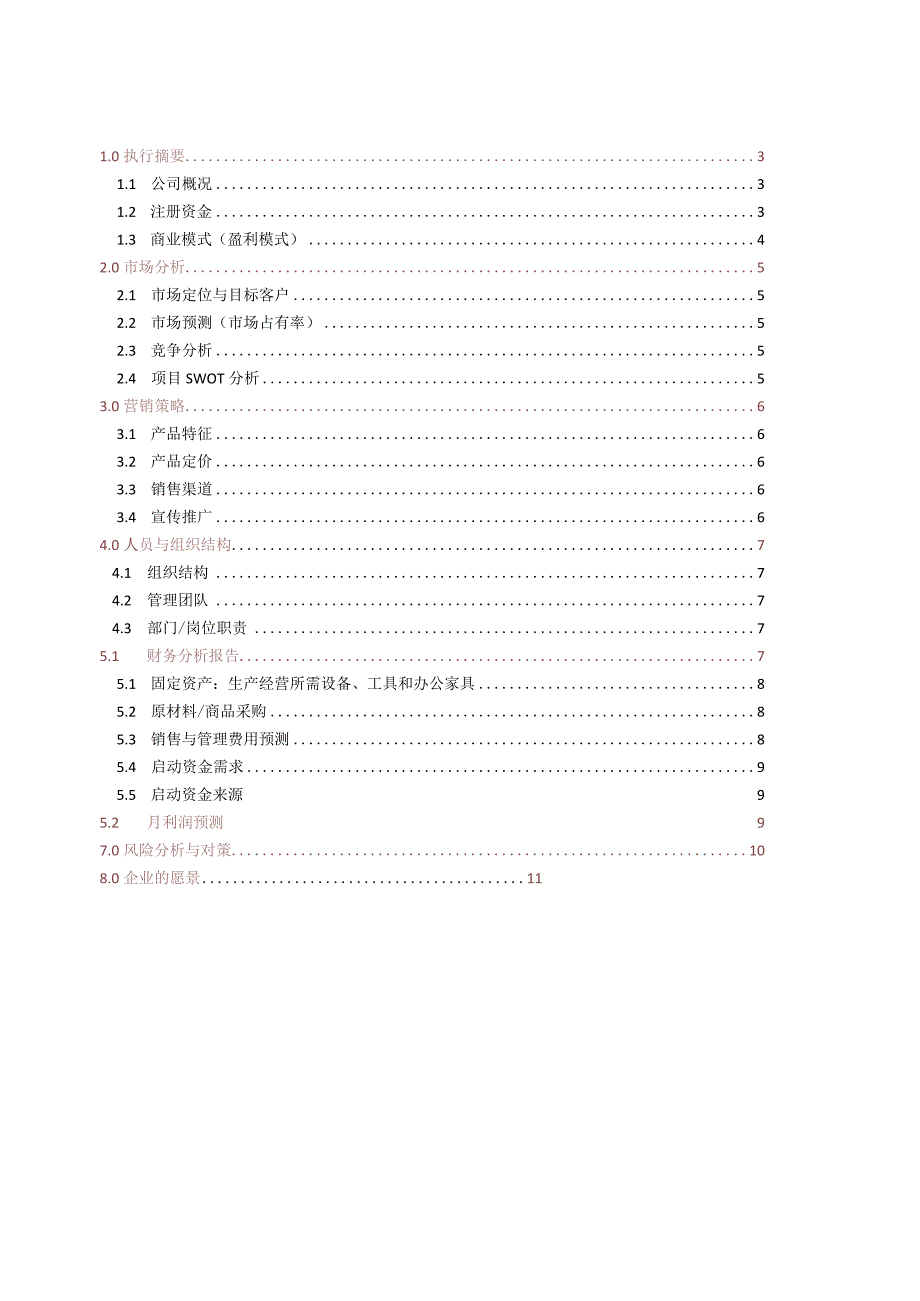 三创赛 创业计划书模板.docx_第2页