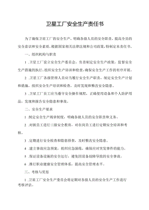 卫星工厂安全生产责任书.docx