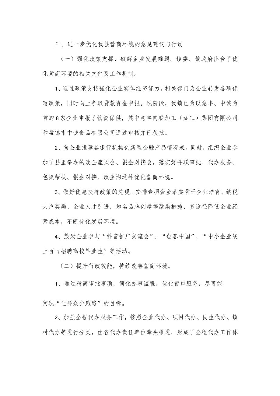 2023年营商环境专题调研情况报告.docx_第2页