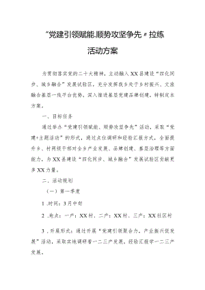 “党建引领赋能、顺势攻坚争先”拉练活动方案.docx