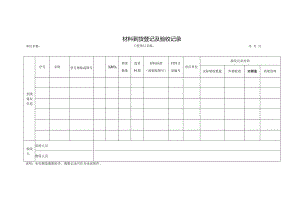 材料到货登记及验收记录.docx