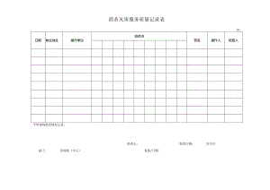 物业管理处消杀灭害服务质量记录表.docx