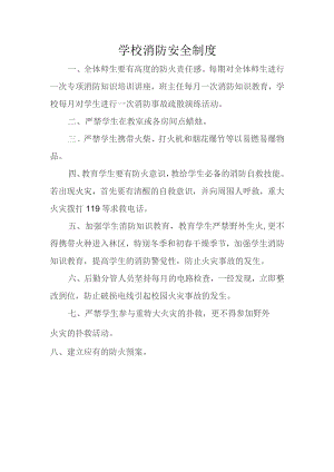 学校消防安全制度.docx