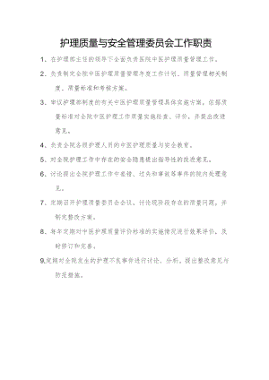 护理质量与安全管理委员会工作职责.docx