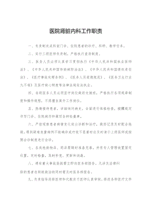 医院肾脏内科工作职责.docx