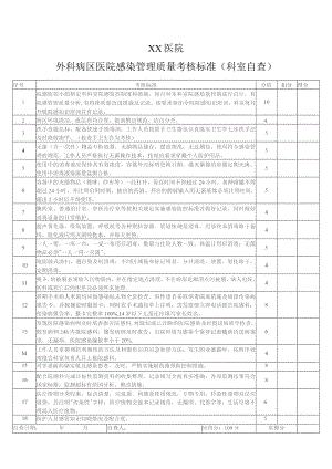 综合外科病区考核自查表.docx