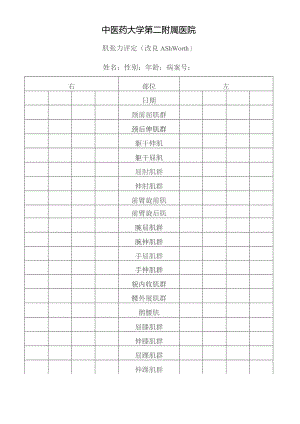 肌张力评定（改良Ashworth）.docx