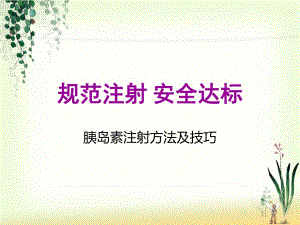 胰岛素注射方法及技巧.ppt