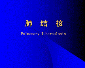 肺结核PPT幻灯片.ppt