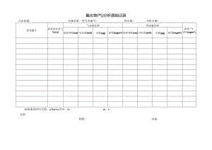 氟化物（气）分析原始记录表.docx