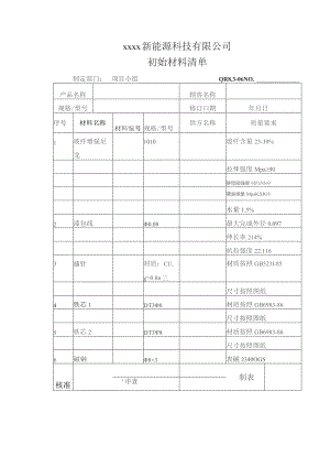 QR8.3-06初始材料清单.docx